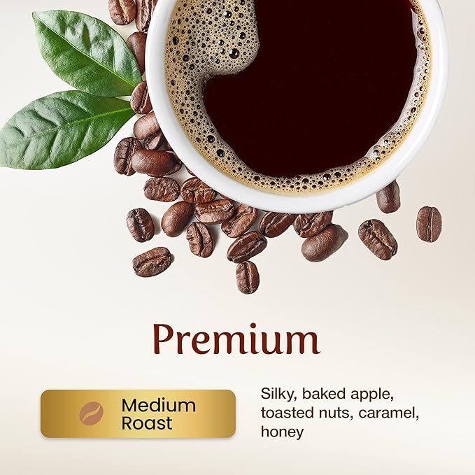 KONA EARTH 100% Kona Premium Coffee, Medium Roast, Whole Bean, 1 lb (16oz) Farm-Direct Authentic Hawaiian Kona Coffee beans from Hawaii’s Big Island, Micro-Batch-Roasted