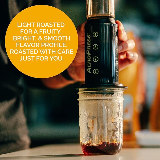 Stone Creek Coffee Light Roast Whole Bean Coffee – 12 Ounce (Pack of 1) – Smooth Specialty Fresh Roasted Coffee Beans with Juicy and Citrus Tasting Notes, Boneshaker Colombia