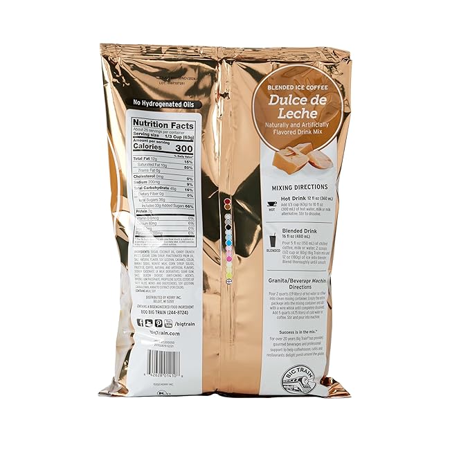 Big Train Dulce De Leche Blended Ice Coffee Beverage Mix, 3.5 Pound (Pack of 1)