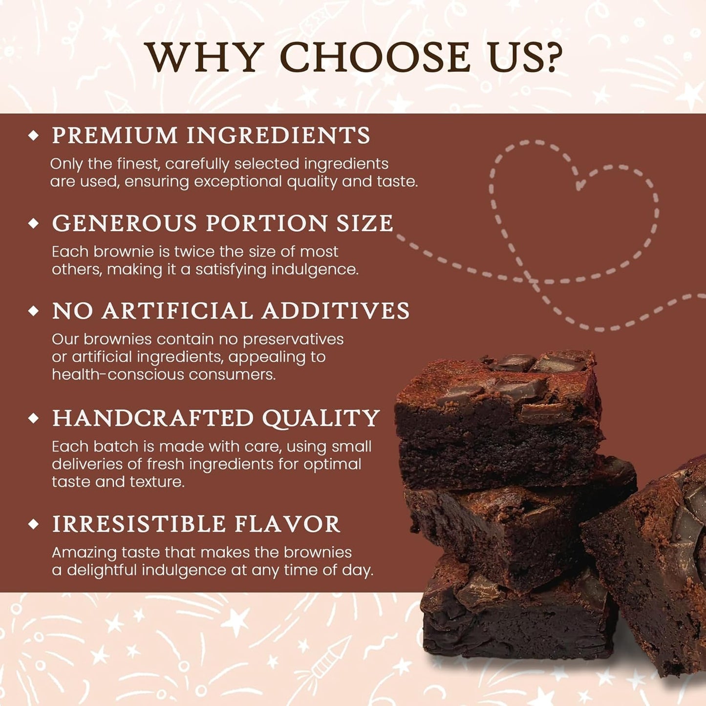 Ruth’s Walnut Cake Style Brownies 1 Dozen – Gourmet Baked Treats | Delicious Gift with The Finest Ingredients | Guaranteed to Arrive Fresh