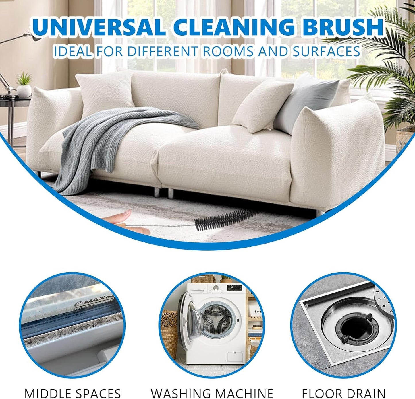 Dryer Lint Brush Vent Cleaner Lint Trap Cleaning Tool Dryer Vent Brush Long Flexible with Wood Handle 27.95 Inches Medium Size for Dryer Vent Cleaning DIY Enthusiasts Homeowners (2, PCS)