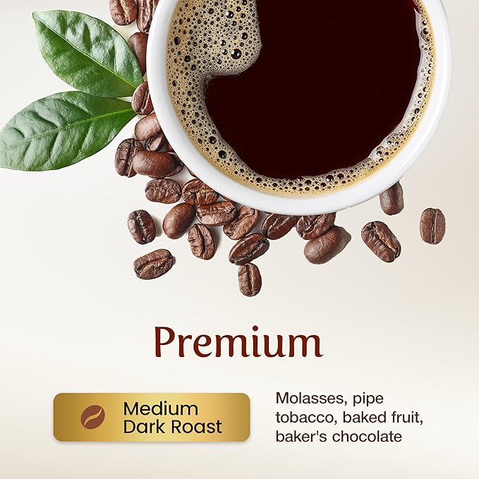 KONA EARTH 100% Kona Premium Coffee, Medium Dark Roast, Whole Bean, 5 lb (80 oz) Farm-Direct Authentic Hawaiian Kona Coffee beans from Hawaii’s Big Island, Micro-Batch-Roasted