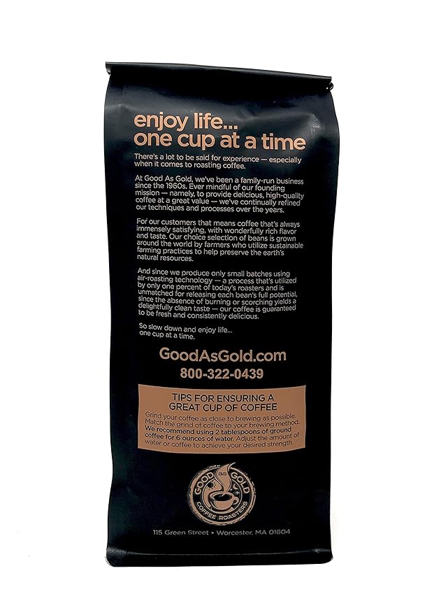 Panama Boquete Coffee Beans (12oz), Medium/Dark Roast, Good As Gold Coffee Roasters