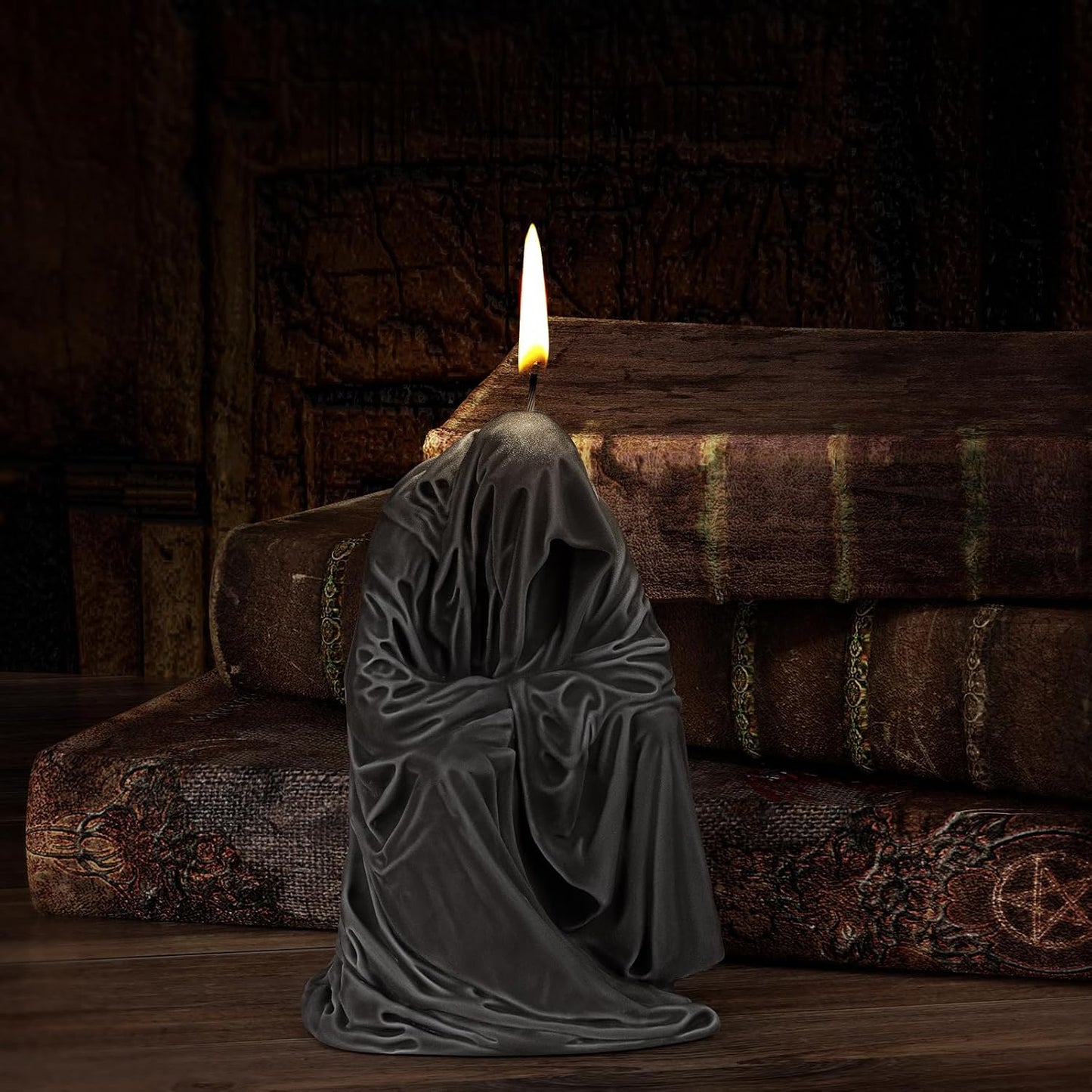 Skull Robe Resin Casting Molds - Jewelry, Candle Making & Craft Supplies - 3D Silicone Mold