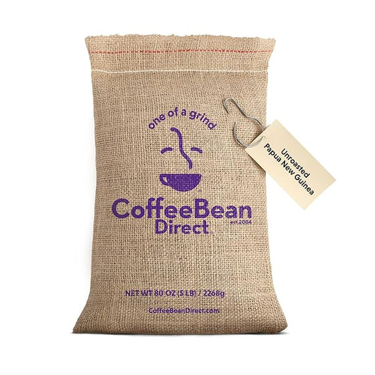 Coffee Bean Direct Unroasted Papua New Guinea, 5 Pound (Pack of 1)