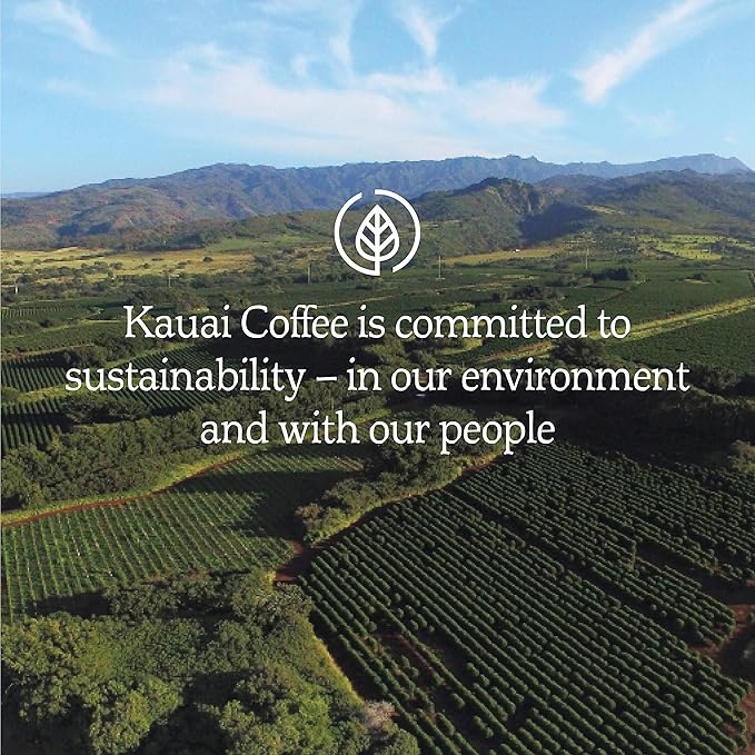 Kauai Coffee Koloa Estate Medium Roast - Whole Bean Coffee, 24 oz. Package (Pack of 2)